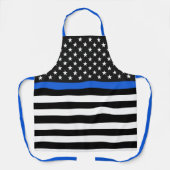 Thin Blue Line Schürze (Vorderseite)