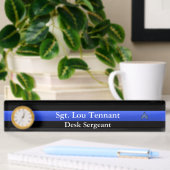 Thin Blue Line - Sergeant Stripes Rank Namplate Namensplakette