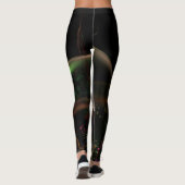 Thin Blue Line - Space Bubbles Leggings (Rückseite)