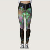 Thin Blue Line - Space Bubbles Leggings (Vorderseite)