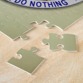 Thin Blue Line Star Abzeichen Puzzle (Seite)