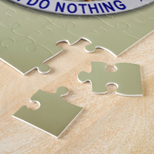 Thin Blue Line Star Abzeichen Puzzle (Seite)