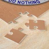 Thin Blue Line Star Abzeichen Puzzle (Seite)