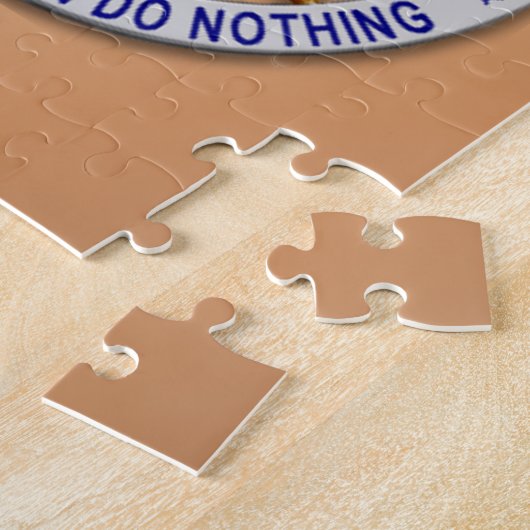 Thin Blue Line Star Abzeichen Puzzle (Seite)