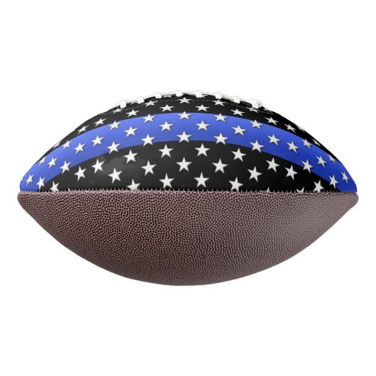 Thin Blue Line Stars Football (Gedreht 90)