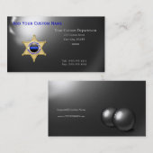 Thin Blue Line Stellvertretende Brüder Keeper Visitenkarte (Vorne/Hinten)