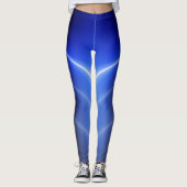 Thin Blue Line - Sternexplosion Leggings (Vorderseite)