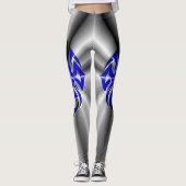 Thin Blue Line - Sternexplosion Leggings (Vorderseite)