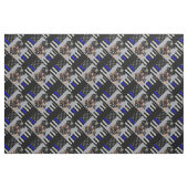THIN BLUE LINE STOFF (Fat Quarter (45,7 x 55,9 cm))