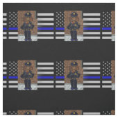 THIN BLUE LINE STOFF (Muster)