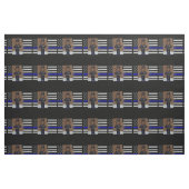 THIN BLUE LINE STOFF (Fat Quarter (45,7 x 55,9 cm))