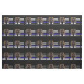THIN BLUE LINE STOFF (Fat Quarter (45,7 x 55,9 cm))