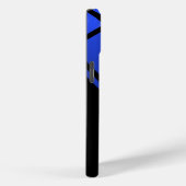 Thin Blue Line Style Case-Mate iPhone Hülle (Rückseite / Rechts)