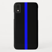 Thin Blue Line Symbol auf Case-Mate iPhone Hülle (Rückseite)