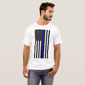 Thin Blue Line T-Shirt (Vorne ganz)