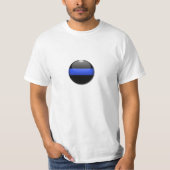 Thin Blue Line T-Shirt (Vorderseite)