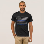 Thin Blue Line T - Shirt (Vorne ganz)