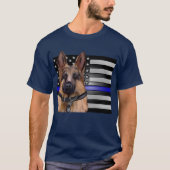 THIN BLUE LINE T-Shirt (Vorderseite)