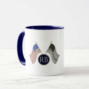 Thin Blue Line Tasse