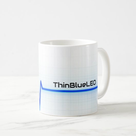 Thin Blue Line Tasse (VorderseiteRechts)