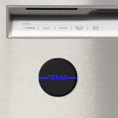Thin Blue Line TEXAS Polizeidirektor Magnet (In Situ (Geschirrspüler))