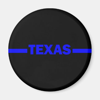 Thin Blue Line TEXAS Polizeidirektor Magnet