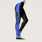 Thin Blue Line - Thin Blue Wifey Abzeichen Legging Leggings (Rechts)