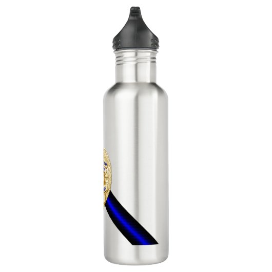 Thin Blue Line Trinkflasche (Rechts)