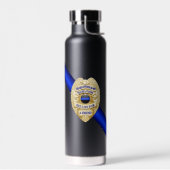 Thin Blue Line Trinkflasche (Links)