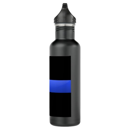 Thin Blue Line Trinkflasche (Rechts)