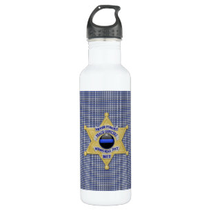 Thin Blue Line Trinkflasche