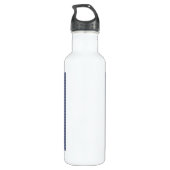 Thin Blue Line Trinkflasche (Rückseite)