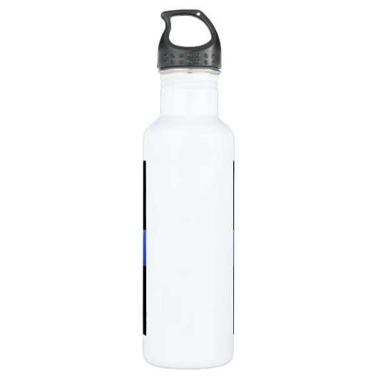 Thin Blue Line Trinkflasche (Rückseite)