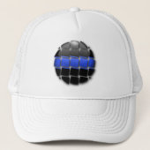 Thin Blue Line Truckerkappe (Vorderseite)
