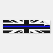 Thin Blue Line - UK Autoaufkleber (Vorne)