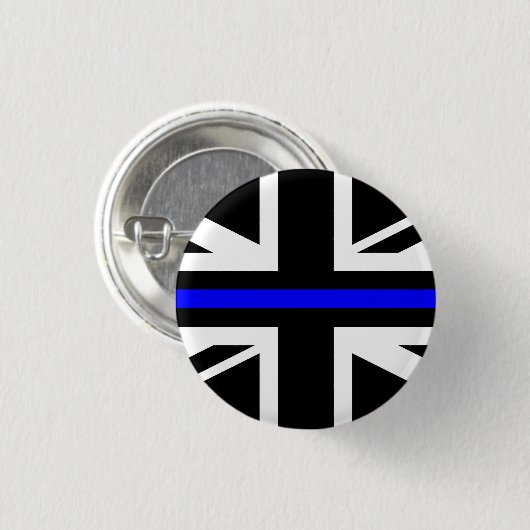 Thin Blue Line - UK Button (Vorne & Hinten)