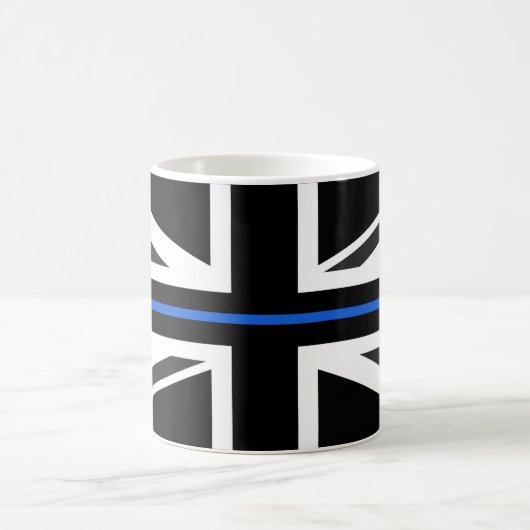 Thin Blue Line UK Flag Kaffeetasse (Mittel)