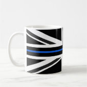 Thin Blue Line UK Flag Kaffeetasse (Links)