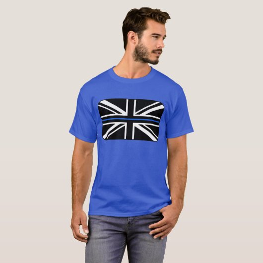 Thin Blue Line UK Flag T-Shirt (Vorne ganz)