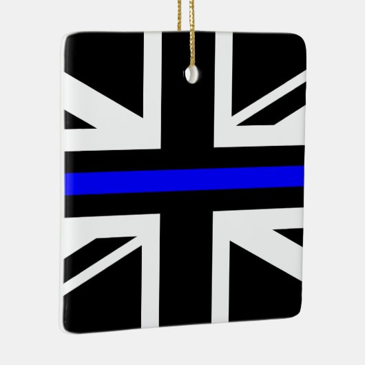 Thin Blue Line - UK Keramikornament (Rechts)