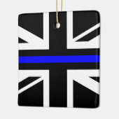 Thin Blue Line - UK Keramikornament (Links)