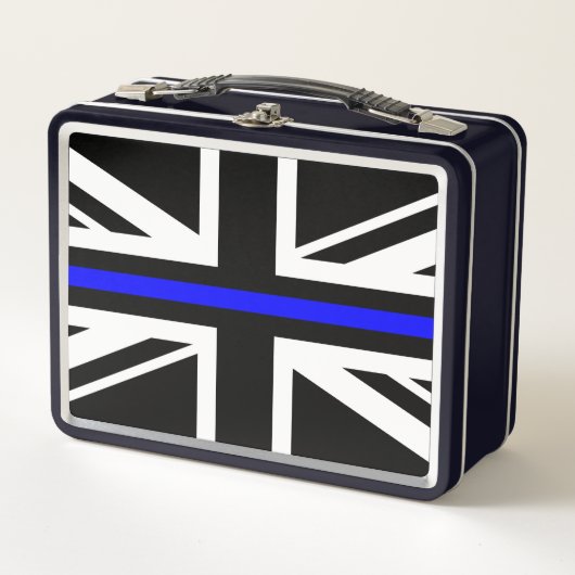 Thin Blue Line - UK Metall Brotdose (Vorderseite)