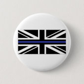 Thin Blue Line UK Police Button (Vorderseite)