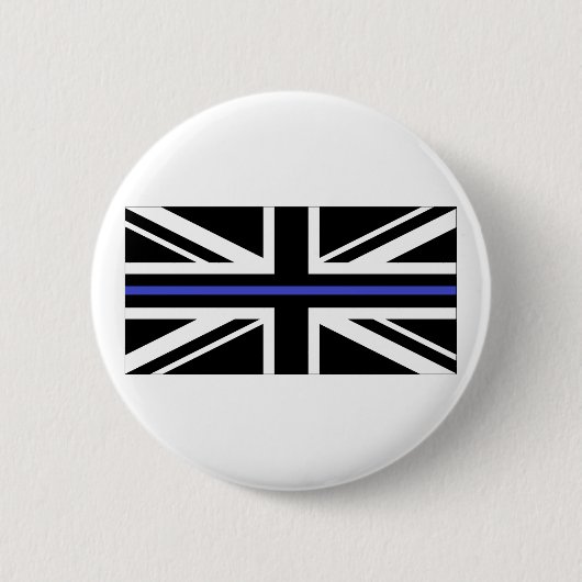 Thin Blue Line UK Police Button (Vorderseite)