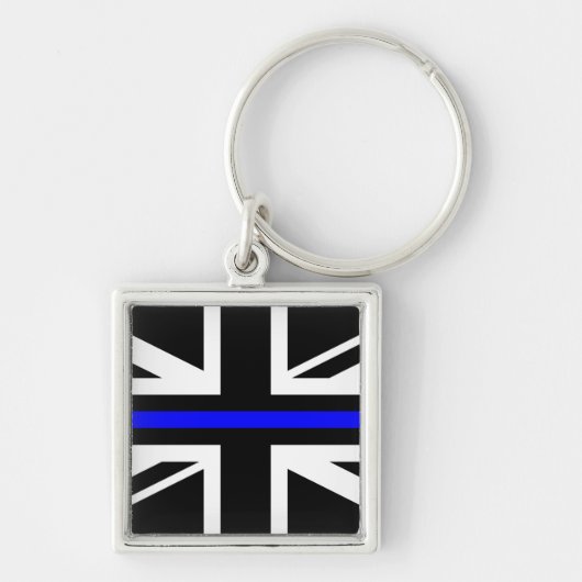 Thin Blue Line - UK Schlüsselanhänger (Vorne)