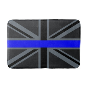 Thin Blue Line Uniform Jack Design Badematte