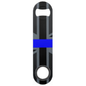 Thin Blue Line Union Jack Speedflaschenöffner (Rückseite)