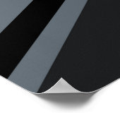 Thin Blue Line Union Jack Style Poster (Ecke)