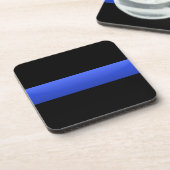 Thin Blue Line Untersetzer (Linke Seite)