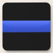 Thin Blue Line Untersetzer (Vorderseite)
